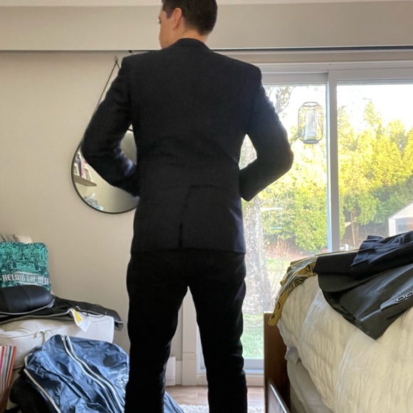 Vintage Blue Pinstripe Suit - Picture 4 of 10